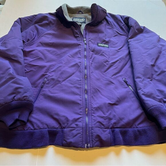 Lands' End Women's Winter Coat Purple Full Zip Size Large(14-16) - Picture 3 of 9